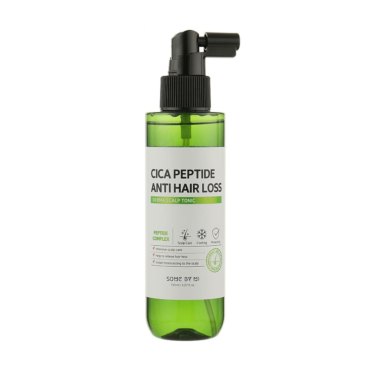 Уцінка! Спрей-тонік для шкіри голови Some By Mi Cica Peptide Anti Hair Loss Derma Scalp Tonic, 150 мл
